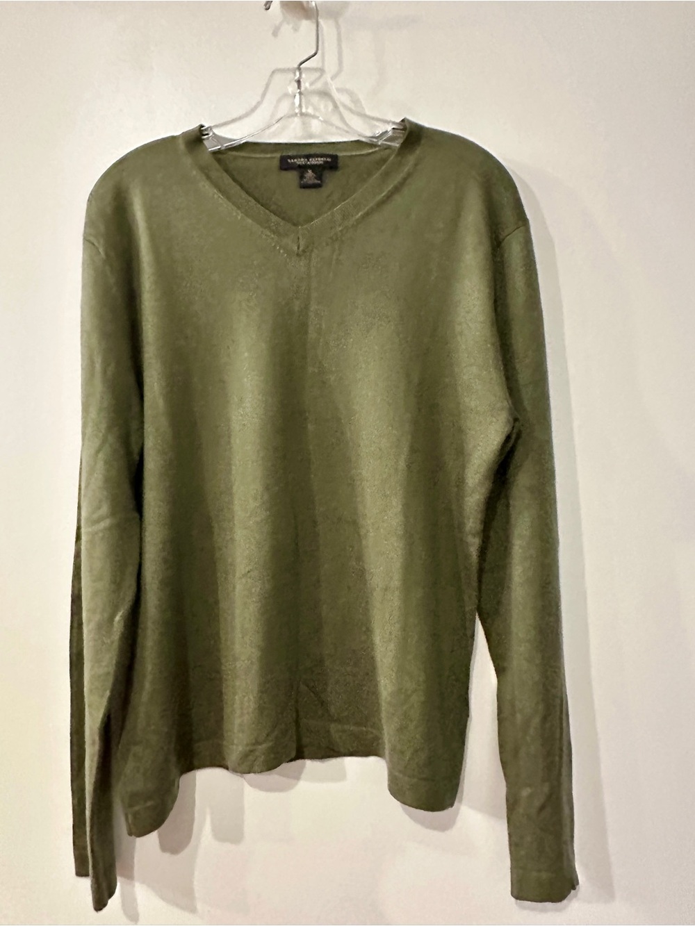 Banana Republic Silk Cashmere men's green sweater medium M